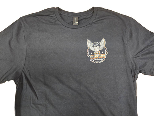 GDR Customs Logo T-Shirt – "Friends Don’t Let Friends Drive Stock"