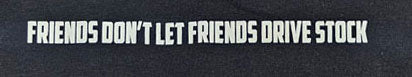 GDR Customs Logo T-Shirt – "Friends Don’t Let Friends Drive Stock"